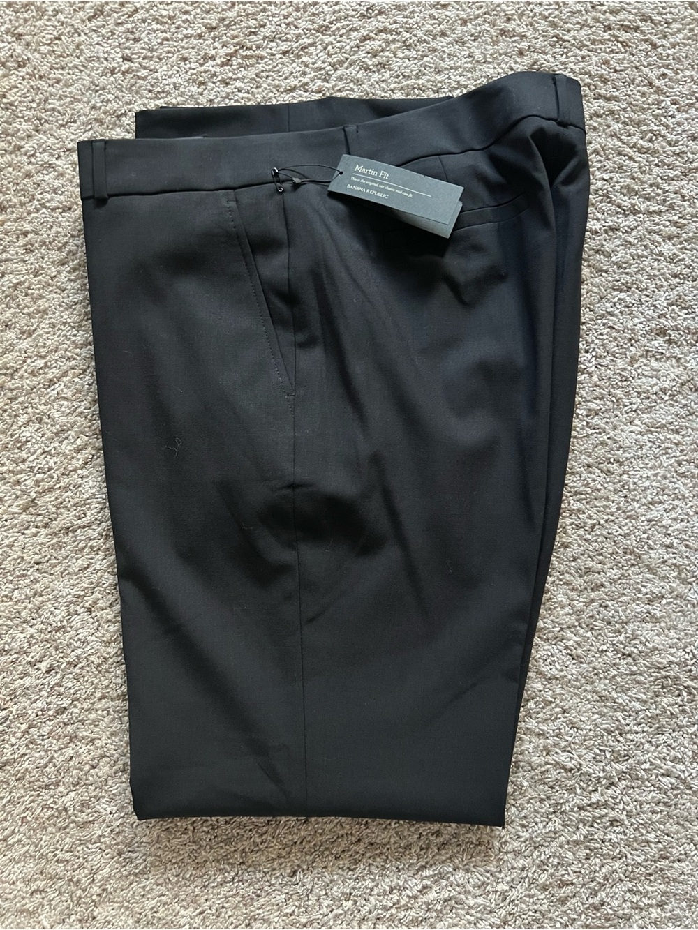 Banana Republic Womens Wool Black Dress Pants - Slim Straight